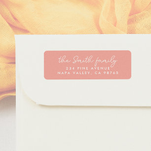 Moderne Skriptfamilie Name Pastell Pink