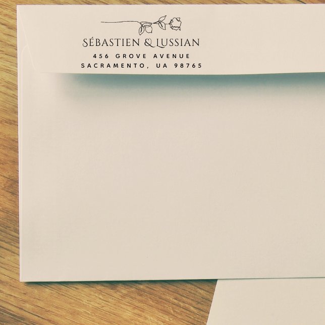 Moderne Skripthochzeit Permastempel (Von Creator hochgeladen)