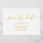 Moderne SkriptWedding Save the Date Folieneinladung<br><div class="desc">Einfache moderne SkriptWedding Speichern Sie die Datumskarten. Für eine erweiterte Anpassung dieses Designs klicken Sie bitte auf den Button "Anpassen"! Auf Anfrage können Sie auch passende Objekte und weitere Farboptionen auswählen.</div>