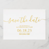 Moderne SkriptWedding Save the Date