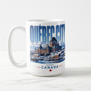 🏰 Moderne Skyline von Quebec City 🏰 Kaffeetasse