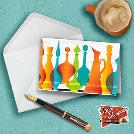 Moderne Sling Vases Mitteilungskarten aus dem Mitt