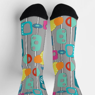 Moderne Socken-Crew Mitte des Jahrhunderts Socken