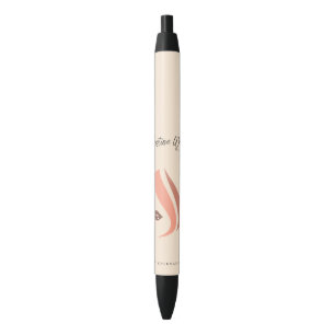 Moderne Soft Peach und Earthy Makeup Artist Simple Kugelschreiber