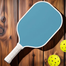 Moderne Solid Aqua Sky Farbe des Mitteljahrhundert Pickleball Schläger