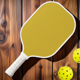Moderne Solid Burnt Lemon Farbe Mitte des Jahrhund Pickleball Schläger