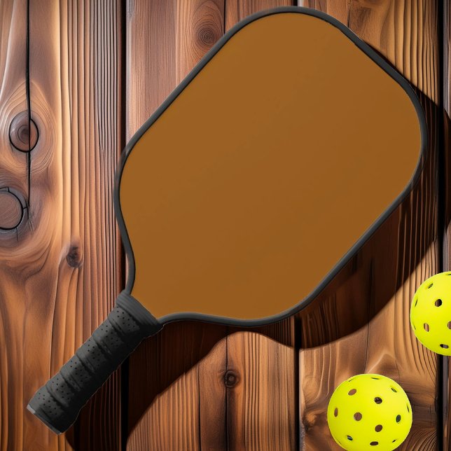 Moderne Solid Burnt Sand Farbe Mitte des Jahrhunde Pickleball Schläger (Von Creator hochgeladen)