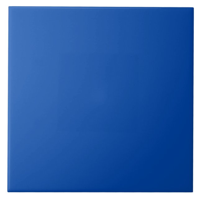 Moderne Solid Celestial Night Sky Blue Keramik Til Fliese (Vorderseite)