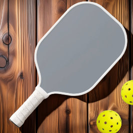 Moderne Solid Dove Gray Farbe Mitte des Jahrhunder Pickleball Schläger