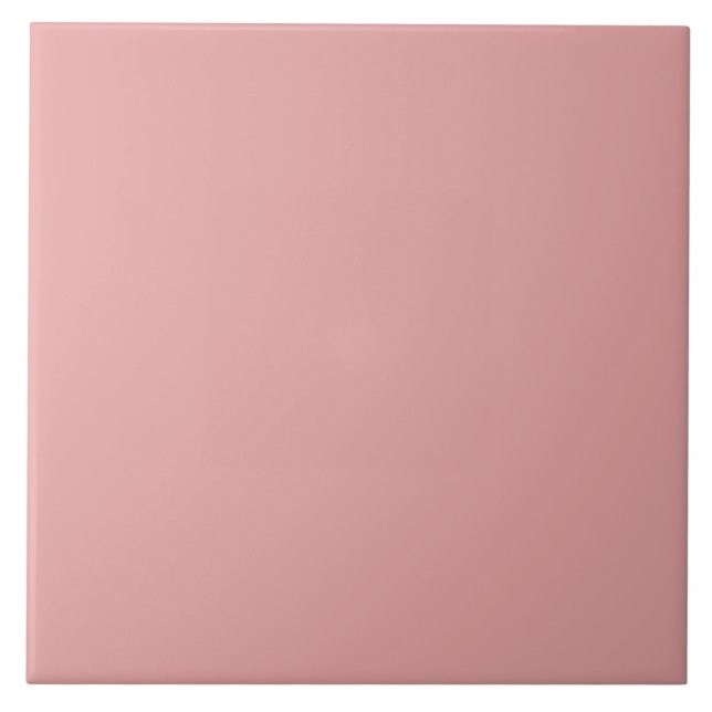 Moderne Solid-Rosa-Keramik Fliese (Vorderseite)