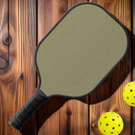 Moderne Solid-Sage-Wiesenfarbe Mitte des Jahrhunde Pickleball Schläger