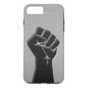 Moderne Solidaritätsfaust im Carbon Fibre-Stil Case-Mate iPhone Hülle