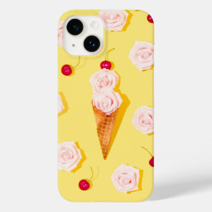 Moderne Sommerblumen-Eiscreme   Sommer Case-Mate iPhone 14 Hülle