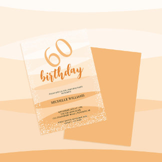 Moderne Sommergeburtstagsfeier in Rosa Einladung