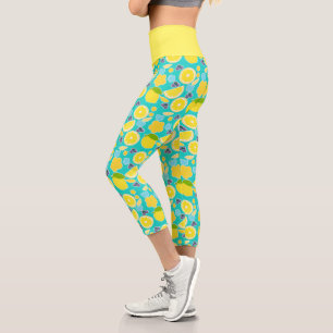 Moderne Sommerlemon Capri Leggings