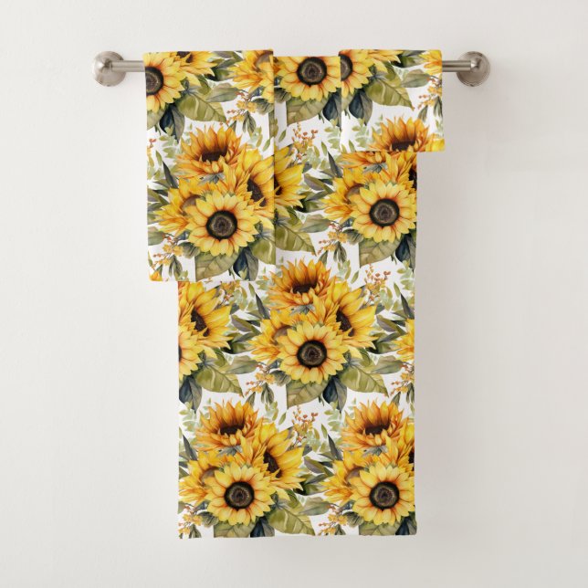 Moderne Sonnenblumen Blumenstrauß Set (Insitu)