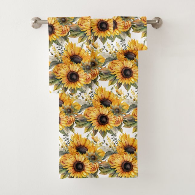 Moderne Sonnenblumen Blumenstrauß Set (Insitu)
