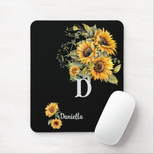 Moderne Sonnenblumen Mousepad