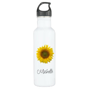 Moderne Sonnenblumen Niedliches Land Edelstahlflasche
