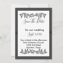 MODERNE SOPHISTIZIERTE Save the Date Einladung