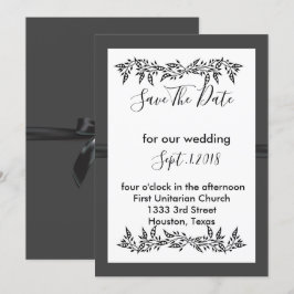 MODERNE SOPHISTIZIERTE Save the Date Einladung