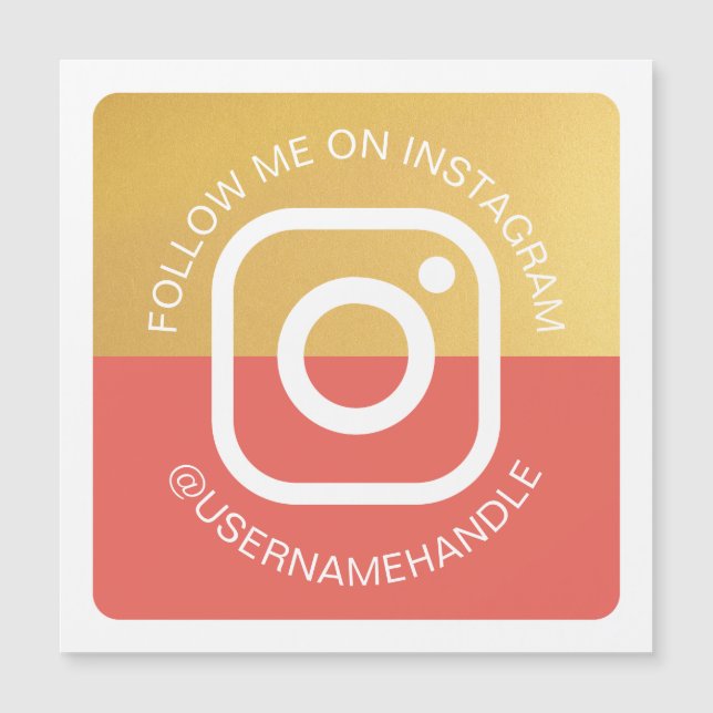 Moderne soziale Medieninteressen folgen Magnetkarte (Vorderseite)