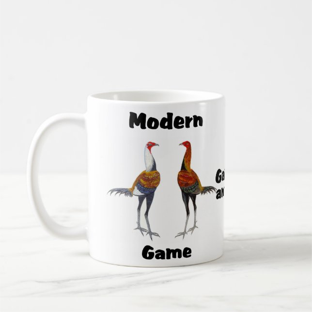 Moderne Spiel-Geflügel-Tasse Tasse (Links)