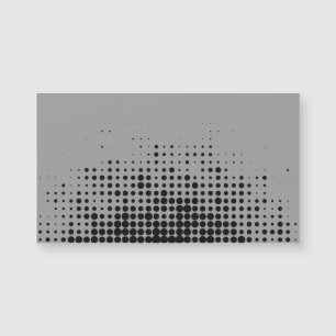 Moderne, spielerische, urbane geometrische Kreisst Magnetkarte