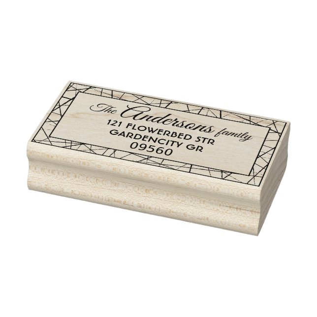 Moderne Spinnennetze, handgezeichnete Linien Gummistempel (Stempel)