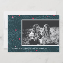 Moderne Spruce 1-Foto Happy Holidays