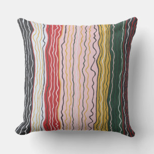 Moderne Squiggles 2 20 x 20 Kissen im Freien