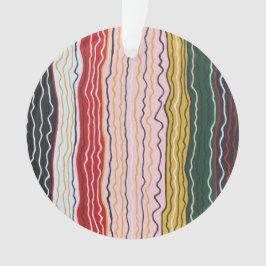 Moderne Squiggles 2 Acrylschmuck Ornament