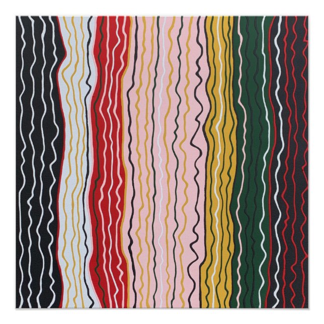 Moderne Squiggles 2 Perfect Poster (Vorderseite)