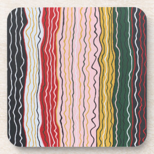 Moderne Squiggles 2 Set mit 6 Untersetzer