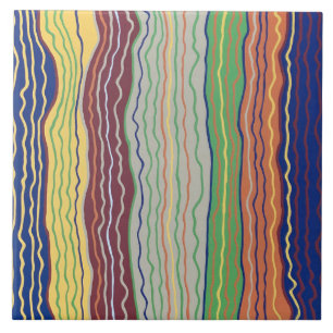Moderne Squiggles 3 6 x 6 Keramiken Tile Fliese