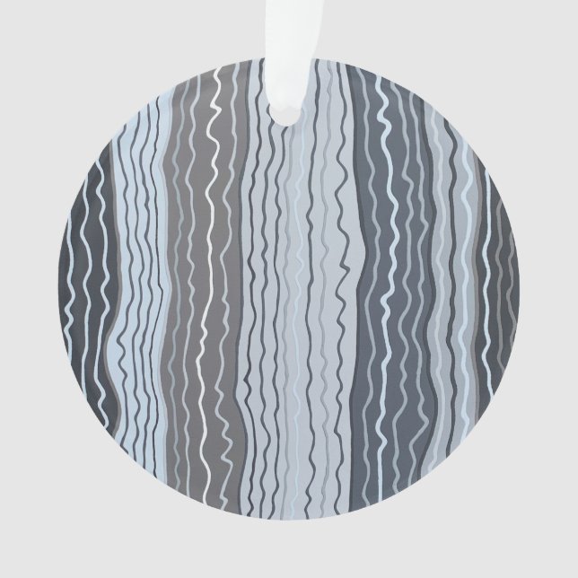 Moderne Squiggles 5 Acrylschmuck Ornament (Vorderseite)