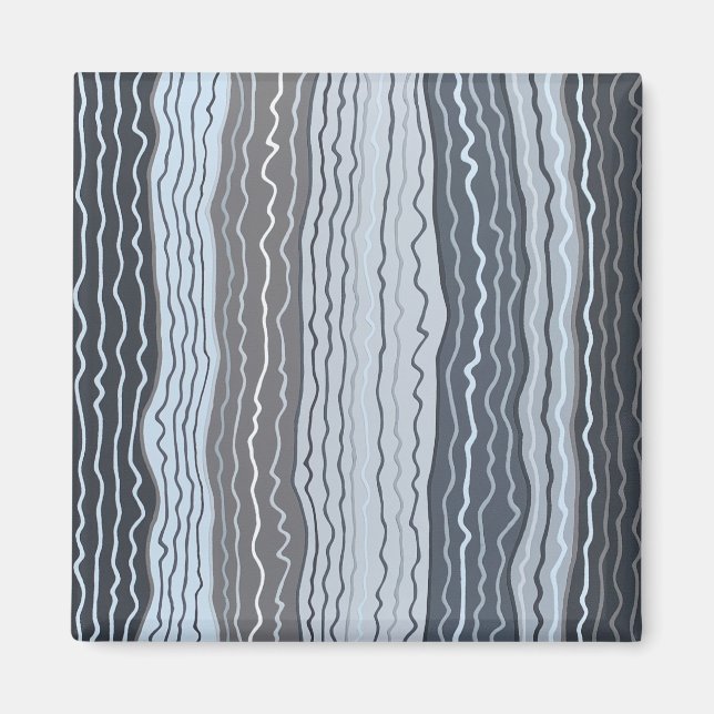 Moderne Squiggles 5 Magnet (Vorne)