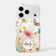 Moderne Star Burst Blume Personalisiert iPhone Cas