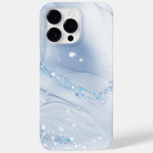 Moderne Stein Staubblau Marmor Case-Mate iPhone 14 Pro Max Hülle