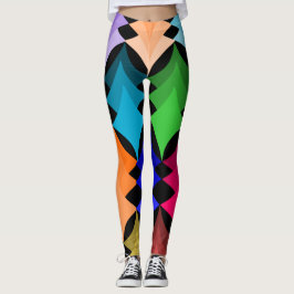 Moderne Sterne Mitte des Jahrhunderts Leggings