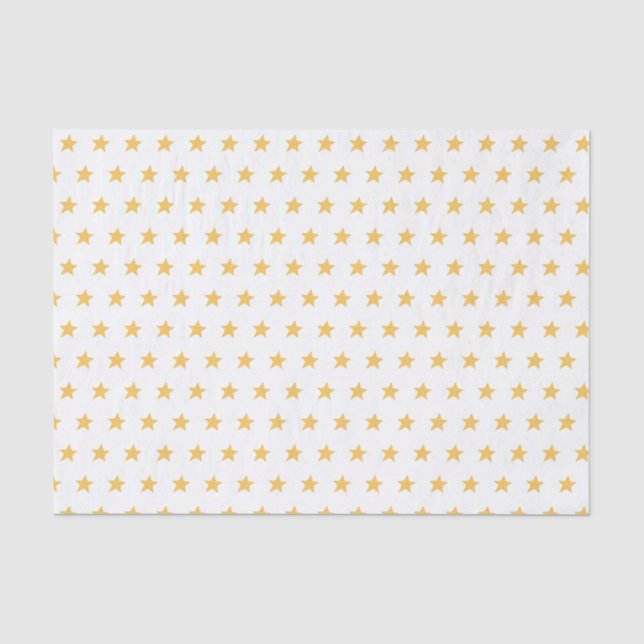 Moderne Sternmuster Seidenpapier (Vorderseite)