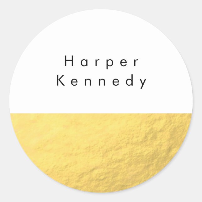 Moderne Sticker Imitate Gold Foil (Vorderseite)