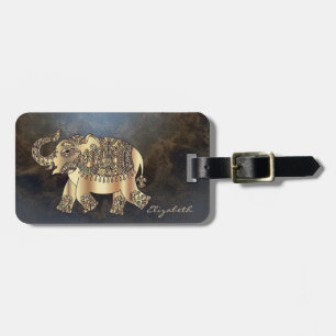 Moderne Stilelemente, Ledertextur Gepäckanhänger