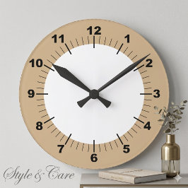 Moderne, stilvolle 8" Acrylwand Runde Wanduhr