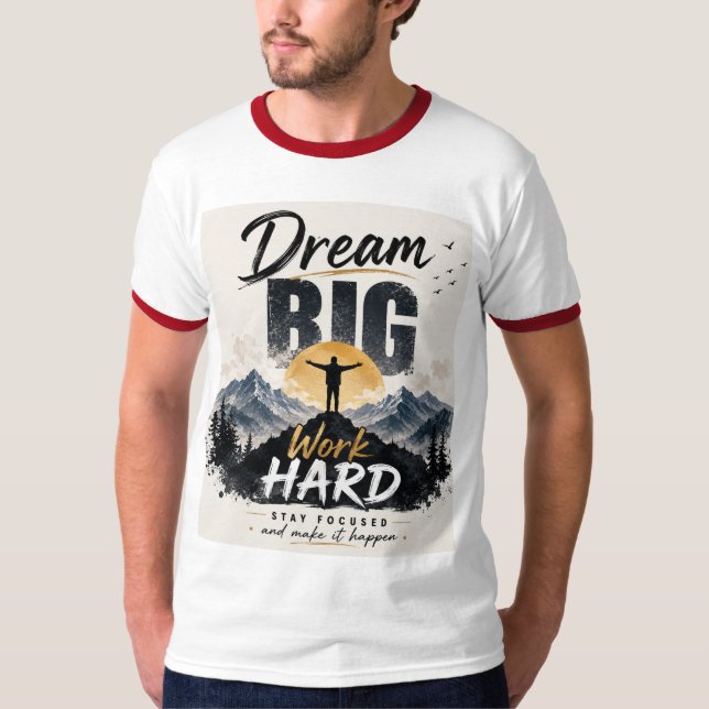 Moderne stilvolle bequeme T-Shirt (Vorderseite)