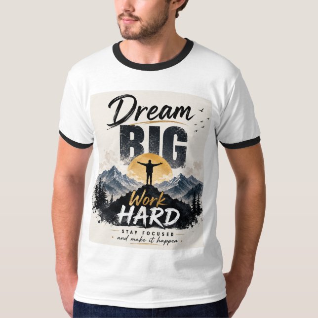 Moderne stilvolle bequeme T-Shirt (Vorderseite)