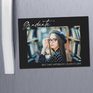 Moderne, stilvolle Calligraphy Abschluss Magnet Ca