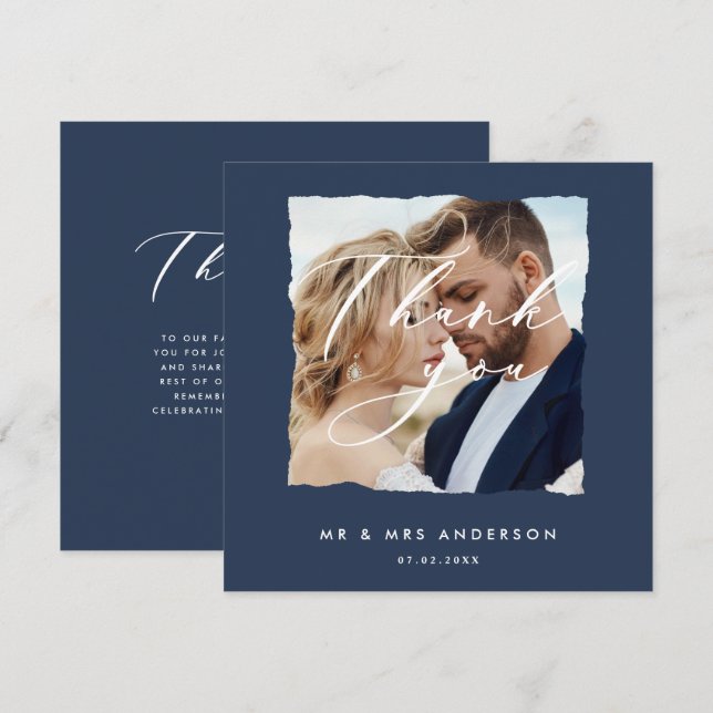 Moderne stilvolle Drehbuch elegante Typografie Hoc Ankündigung (Vorne/Hinten)