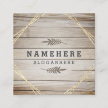 Moderne stilvolle dunkle hölzerne quadratische