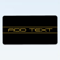 Moderne, stilvolle Editable Gold Text & Stripes